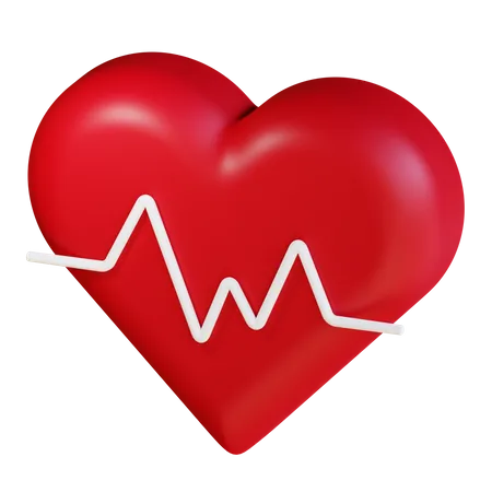 Heart Rate  3D Icon