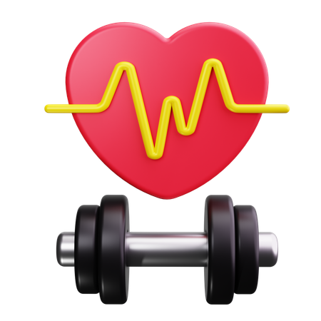 Heart Rate  3D Icon