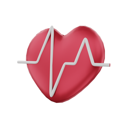 Heart Rate  3D Icon