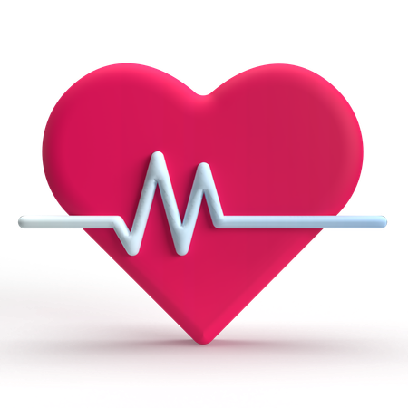 Heart Rate  3D Icon