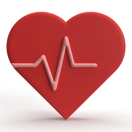 Heart Rate  3D Icon