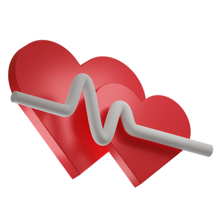 Heart Rate  3D Icon