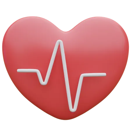 Heart rate  3D Icon