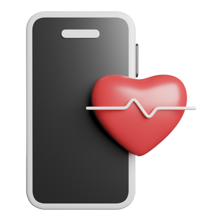 Heart Rate App  3D Icon