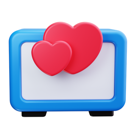 Heart Rate Monitor  3D Icon