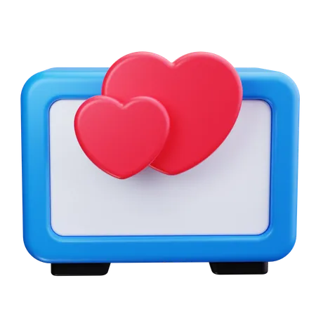 Heart Rate Monitor  3D Icon