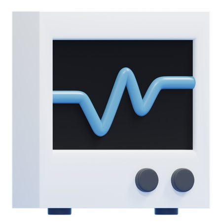 HEART RATE MONITOR  3D Icon