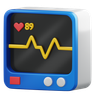 heartbeat monitor 3d