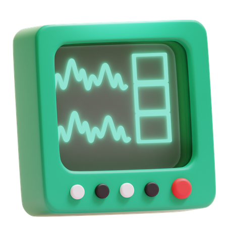HEART RATE MONITOR  3D Icon