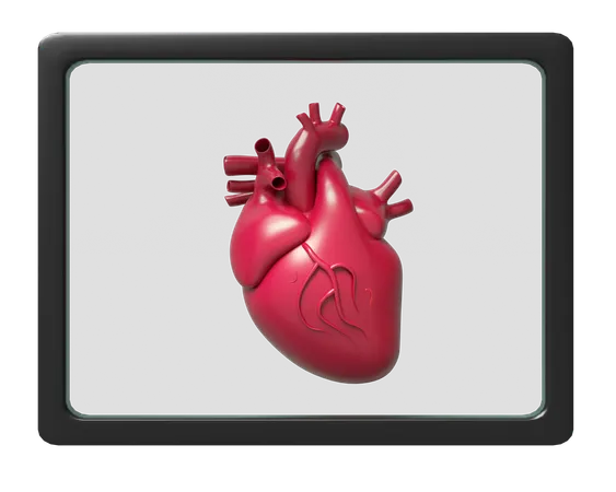 Heart Report  3D Icon