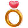 heart ring 3d logos