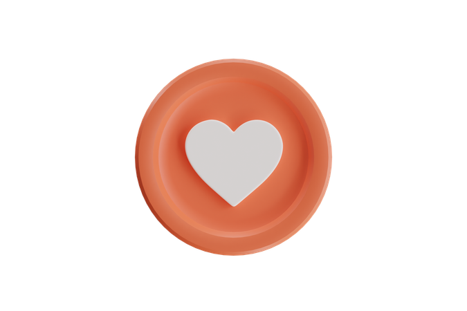 Heart Shape  3D Icon