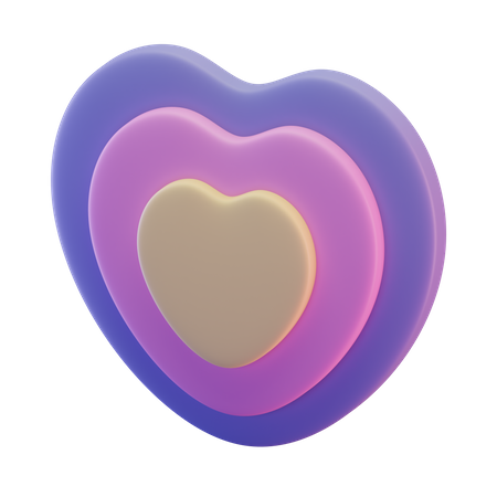 Heart Shape  3D Illustration