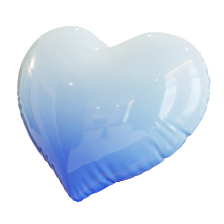 Heart Shape Balloon  3D Icon