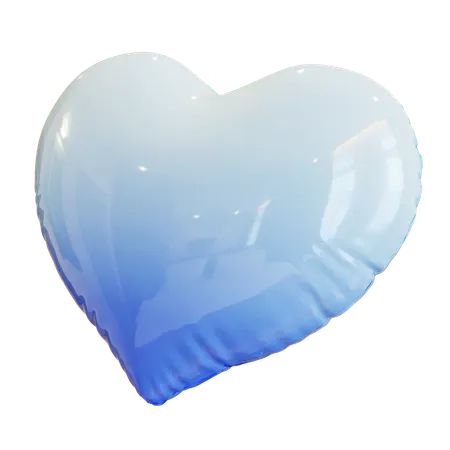 Heart Shape Balloon  3D Icon