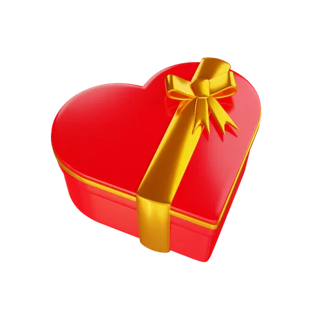 Heart Shape Gift  3D Icon