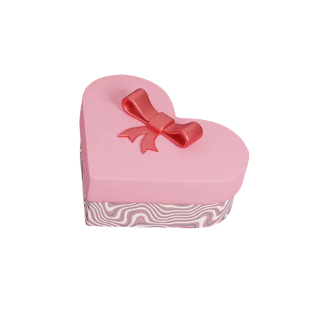 Heart Shape Gift  3D Icon