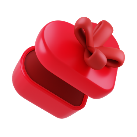 Heart Shape Gift  3D Icon