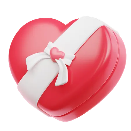 Heart Shape Gift  3D Icon