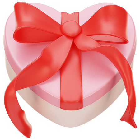 Heart Shape Gift  3D Icon