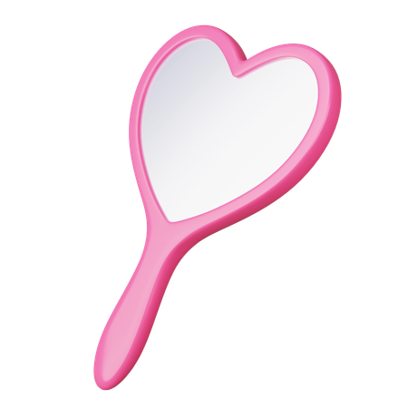 Heart Shape Mirror  3D Icon