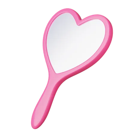 Heart Shape Mirror  3D Icon