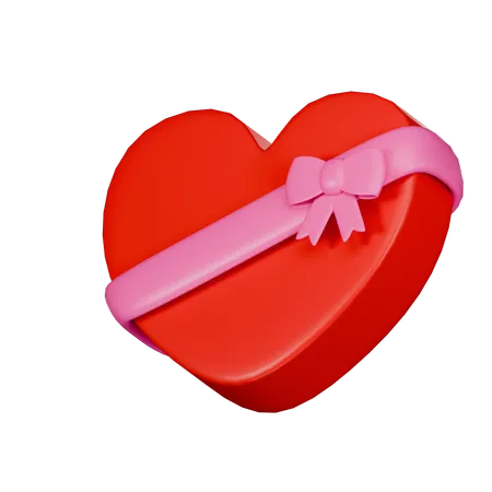 Heart Shaped Box  3D Icon