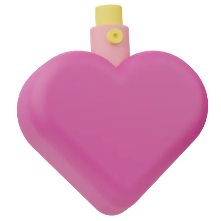 Heart Shaped Perfume  3D Icon