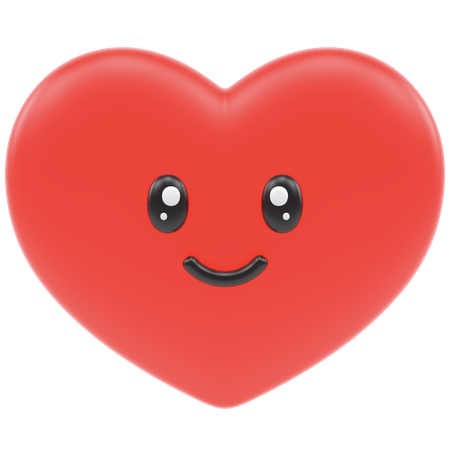 Heart Smile  3D Icon