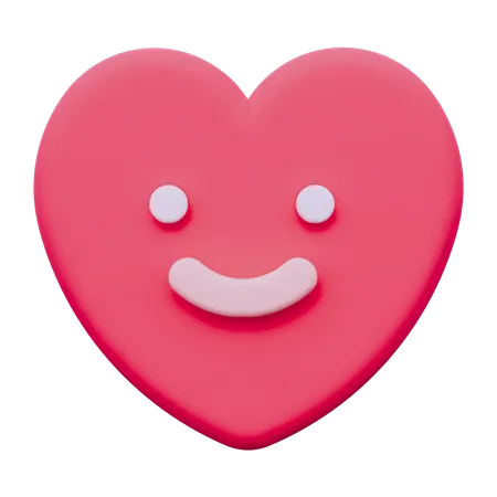 Heart Smile  3D Icon