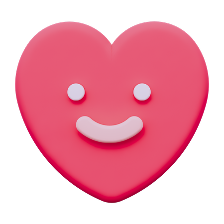 Heart Smile  3D Icon