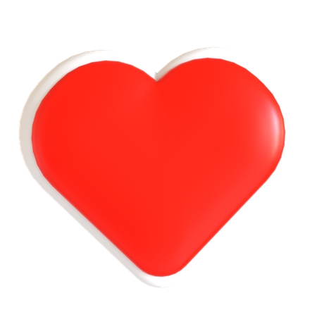 Heart Sticker  3D Icon