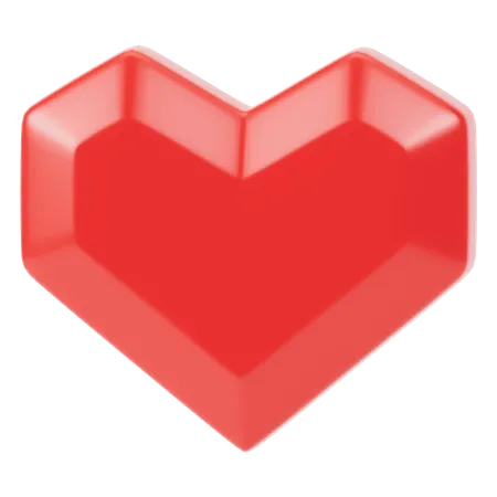 Heart Stone  3D Icon