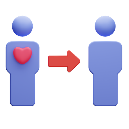 Heart Transplant  3D Icon