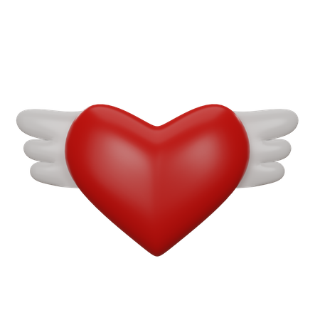 Heart Wing  3D Icon