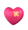 Heart with Bandage