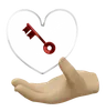 Heart With Key