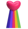 Heart With Rainbow