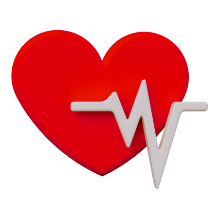 Heartbeat  3D Icon