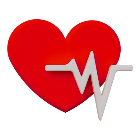 Heartbeat  3D Icon