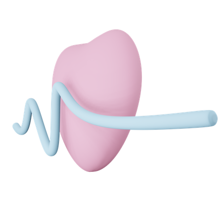 Heartbeat  3D Icon