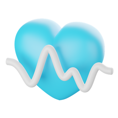 Heartbeat  3D Icon