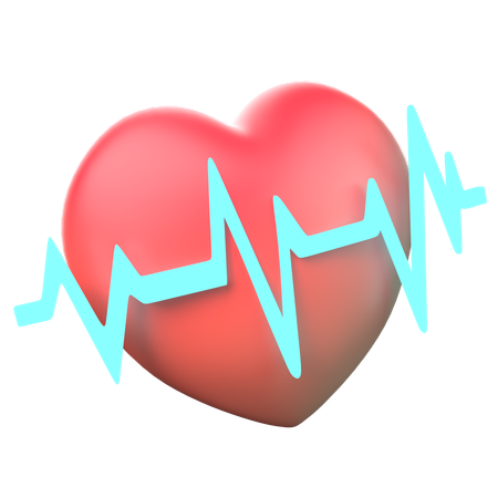 Heartbeat  3D Icon