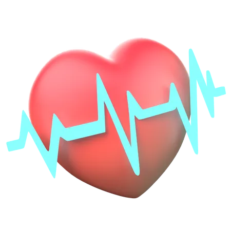 Heartbeat  3D Icon