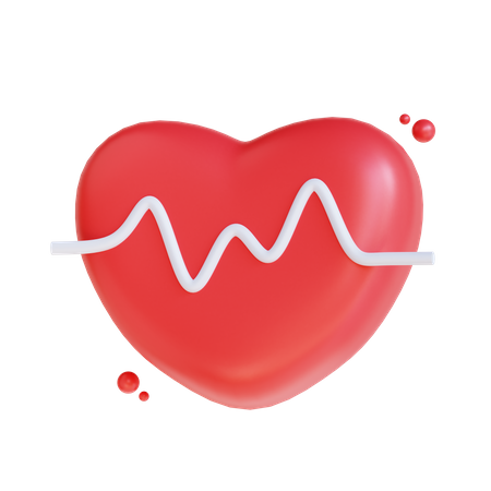 Heartbeat  3D Icon