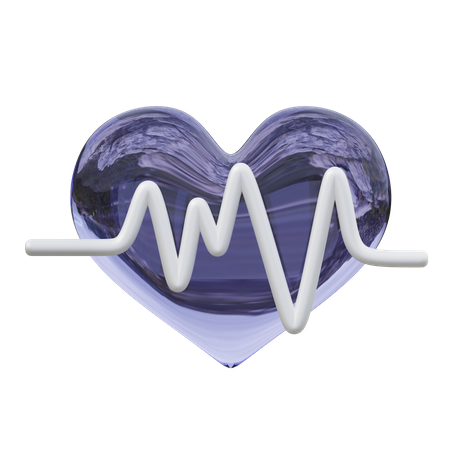 Heartbeat  3D Icon