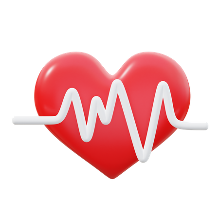 Heartbeat  3D Icon