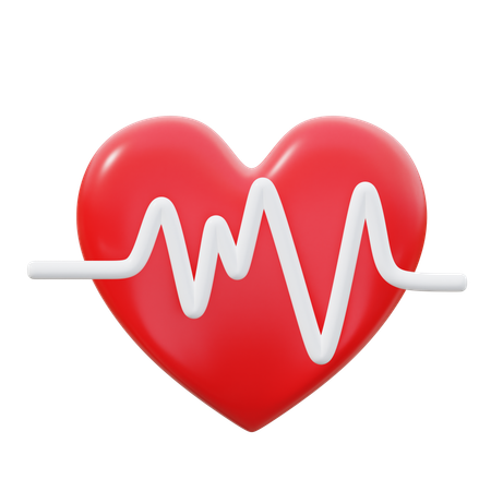 Heartbeat  3D Icon