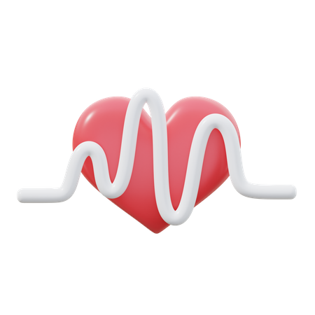 Heartbeat  3D Icon