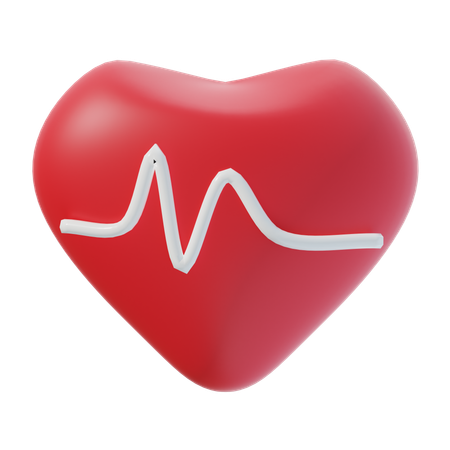 Heartbeat  3D Icon